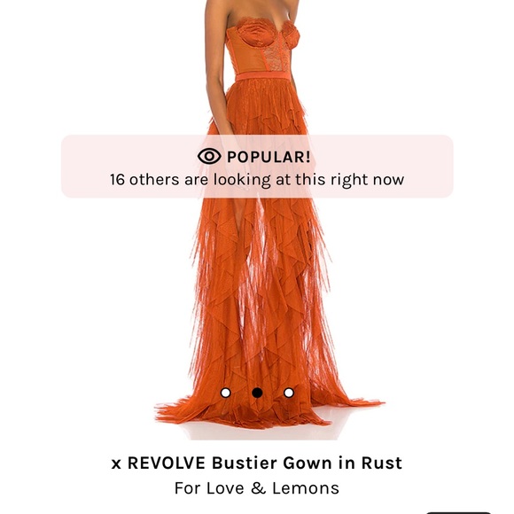 love and lemons bustier gown - Picture 2 of 5